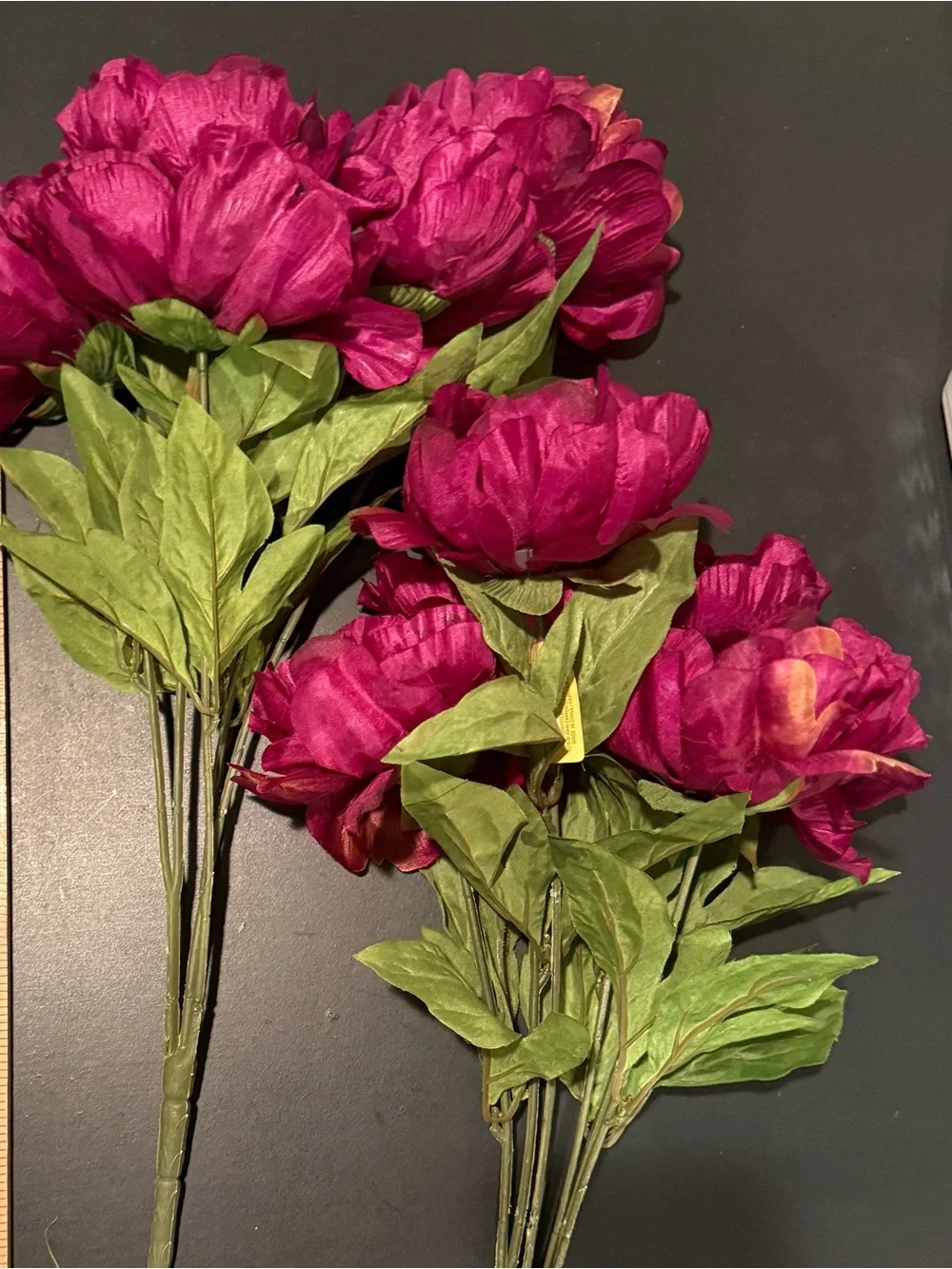NWT Ashland Purple Peony Artificial Flower Bushes Lot of 2 Faux Floral Decor